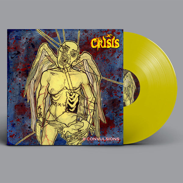 Crisis (8) : 8 Convulsions (LP, Album, RM, Yel)