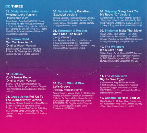 Various : Now 12" 80s: 1981 (4xCD, Comp)
