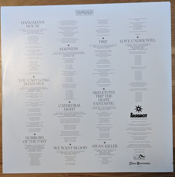 Årabrot : Of Darkness And Light (LP, Album)