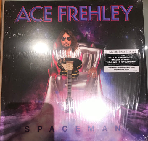 Ace Frehley : Spaceman (2xLP, Album, RE, Ora)