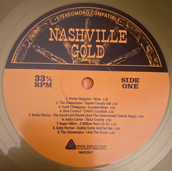 Various : Nashville Gold: Hayseed Delirium From The Boob Tube Golden Age (1956-1975) (LP, Comp, Boo)
