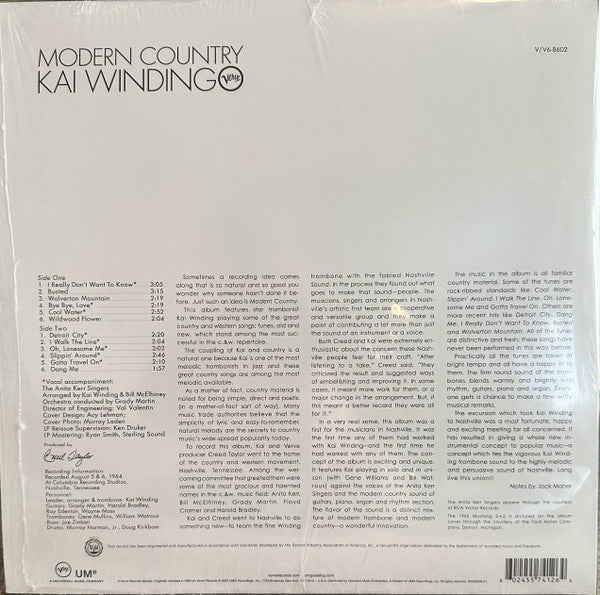 Kai Winding : Modern Country (LP, Album, RE, 180)