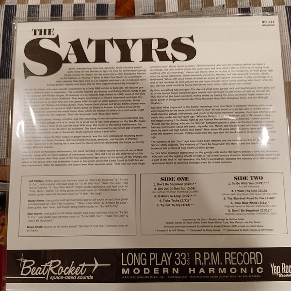 The Satyrs : Don't Be Surprised (LP, Mono)