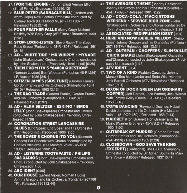 Various : Vision On Sound On (Themes And Rarities Celebrating The Centenary Of UK Broadcasting) (CD, Comp, Mono)