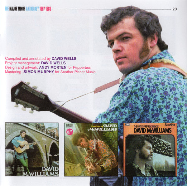 David McWilliams : Reaching For The Sun (The Major Minor Anthology 1967-1969) (2xCD, Comp, RM)