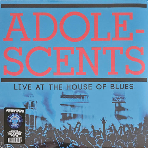 Adolescents : Live At The House Of Blues (LP, Album, Ltd, RE, Blu)