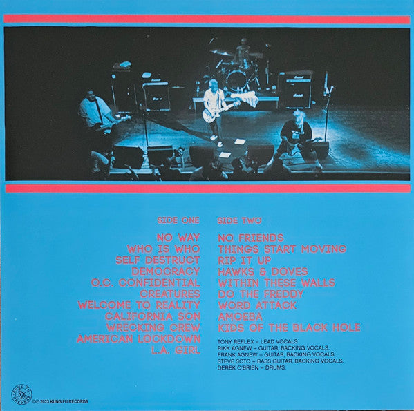 Adolescents : Live At The House Of Blues (LP, Album, Ltd, RE, Blu)