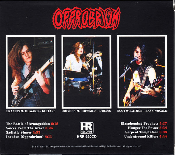 Opprobrium : Serpent Temptation (CD, Album, RE, RM, Sli)