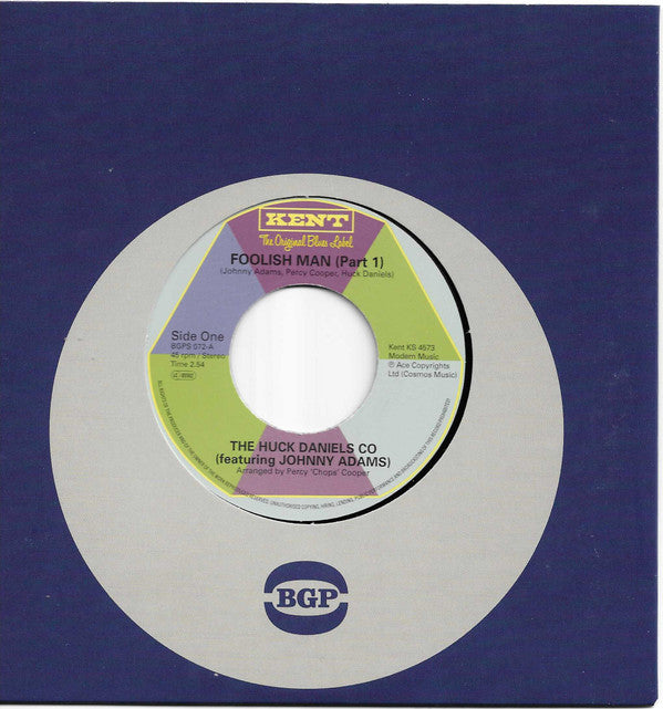 Huck Daniels : Foolish Man (Part 1) / Foolish Man (Part 2) (7", Single, RE)