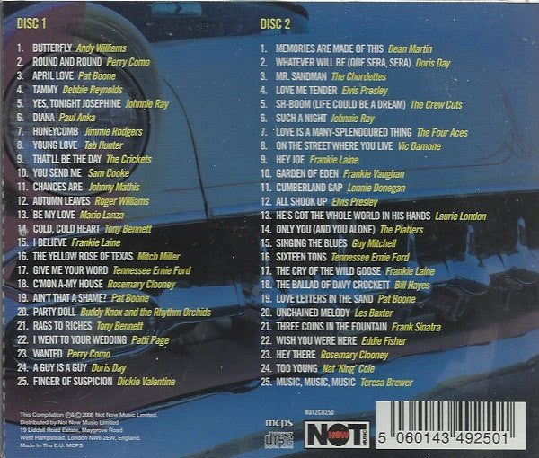 Various : No. 1 Hits Of The Fifties (2xCD, Comp)