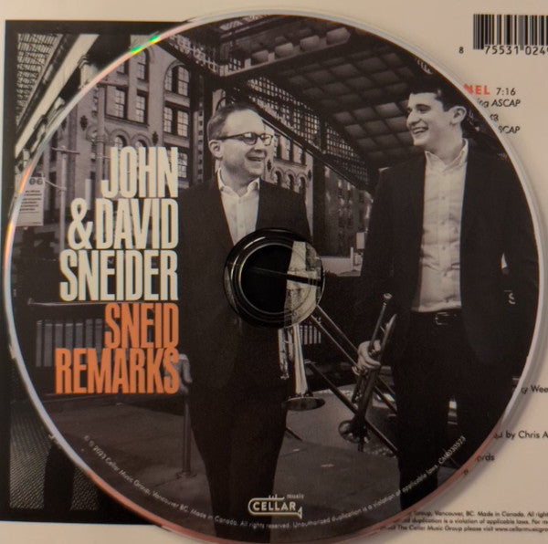 John Sneider & David Sneider : Sneid Remarks (CD, Album)