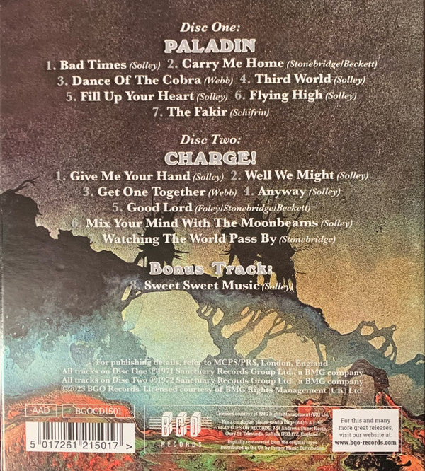 Paladin : Paladin / Charge! (2xCD, Comp, RM)
