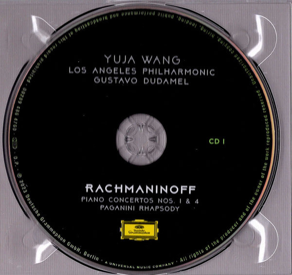 Yuja Wang, Los Angeles Philharmonic Orchestra, Gustavo Dudamel, Sergei Rachmaninoff : The Piano Concertos & Paganini Rhapsody (2xCD, Album)