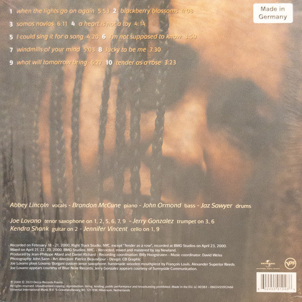 Abbey Lincoln : Over The Years (2xLP, Album, RE)