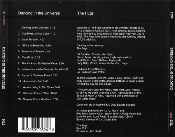 The Fugs : Dancing In The Universe (CD, Album)