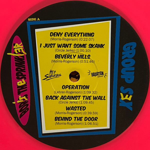 Boris The Sprinkler : Group Sex (LP, Album, Ltd, RE, Pin)