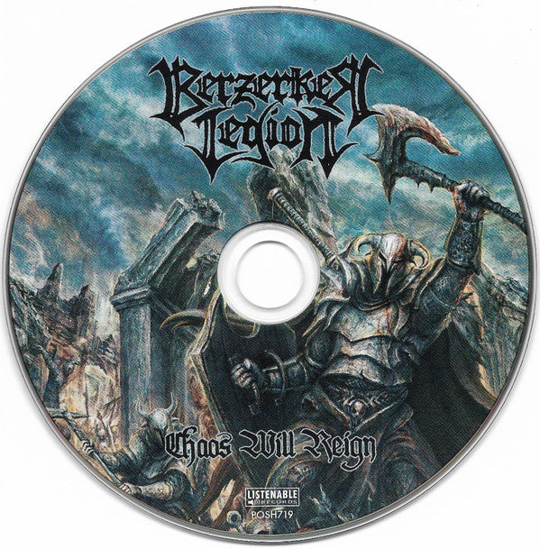 Berzerker Legion : Chaos Will Reign (CD, Album, Ltd, O-C)