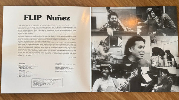 Flip Nunez : My Own Time And Space (LP, Album, RP, Gat)