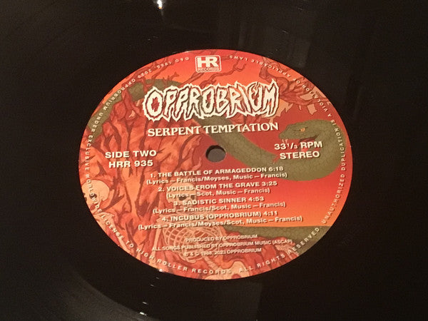 Opprobrium : Serpent Temptation (2xLP, Album, Dlx, RE, RM)