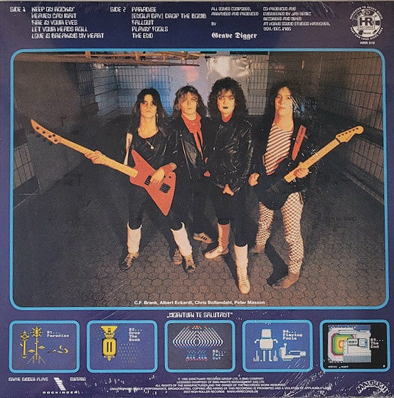 Grave Digger (2) : War Games (LP, Album, Ltd, RE, RM)