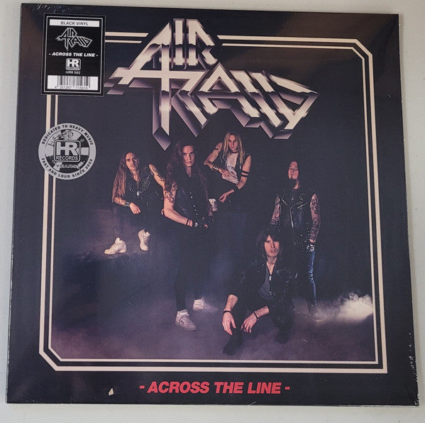 Air Raid (2) : Across The Line (LP, Album, RP)