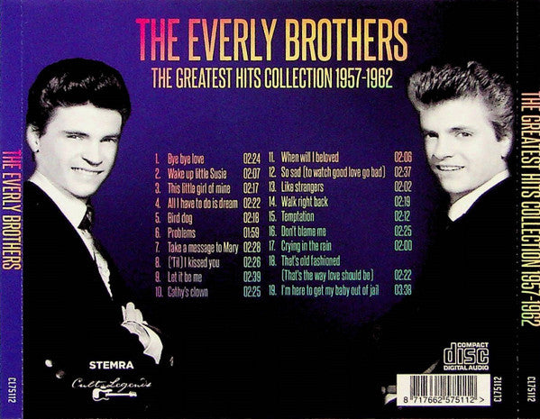 The Everly Brothers* : The Greatest Hits Collection 1957-1962 (CD, Comp)