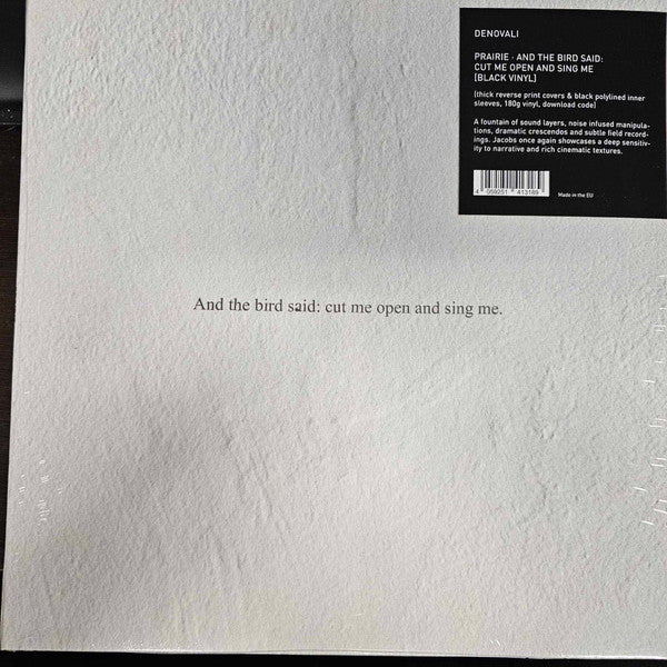 Prairie : And the Bird Said: Cut Me Open and Sing Me  (LP, Album,  )