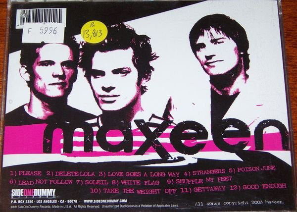 Maxeen (2) : Maxeen (CD, Album)