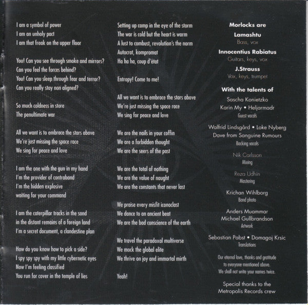 Morlocks : Praise The Iconoclast (CD, Album)