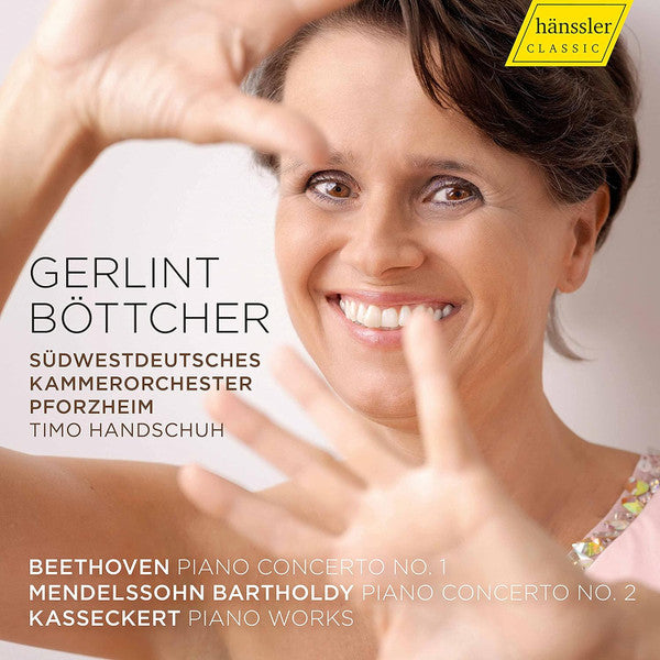 Gerlint Böttcher, Südwestdeutsches Kammerorchester, Timo Handschuh, Ludwig van Beethoven, Felix Mendelssohn-Bartholdy, Günther Franz Kasseckert : Piano Concerto No. 1; Piano Concerto No. 2; Piano Works (CD, Album)