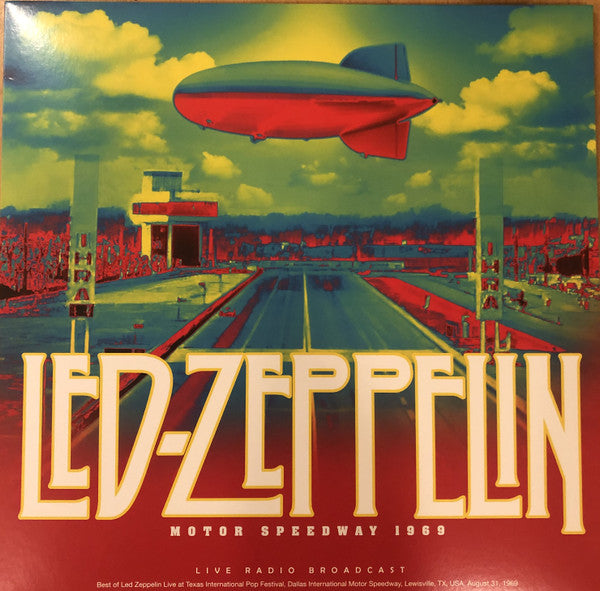 Led Zeppelin : Motor Speedway 1969 (LP, Ltd, Unofficial, Yel)