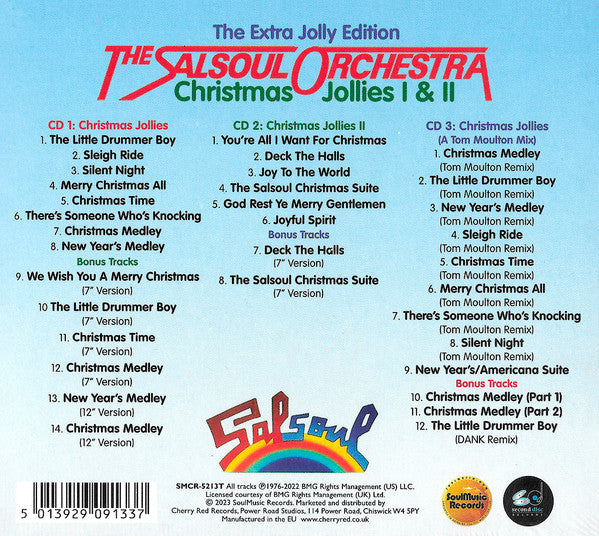 The Salsoul Orchestra : Christmas Jollies I & II. The Extra Jolly Edition (3xCD, Comp, Dlx, RE, RM)