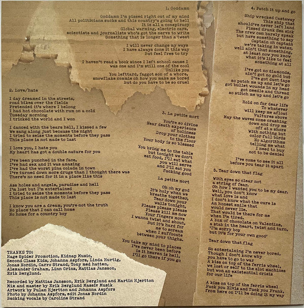 The Sensitives (3) : Patch It Up And Go! (LP, Yel)