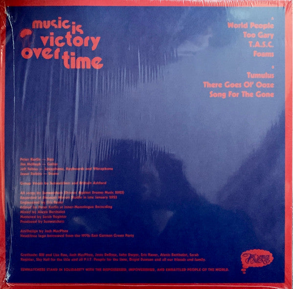 Sunwatchers : Music Is Victory Over Time (LP, Album, Ltd, Blu)