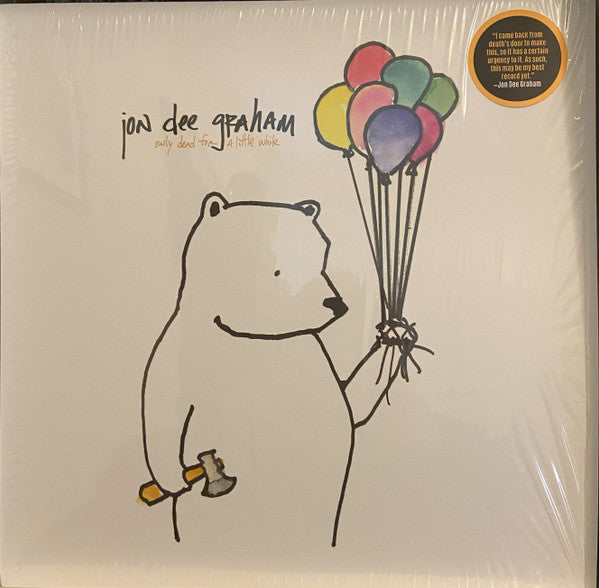 Jon Dee Graham : Only Dead For A Little While (LP, Album, Red)