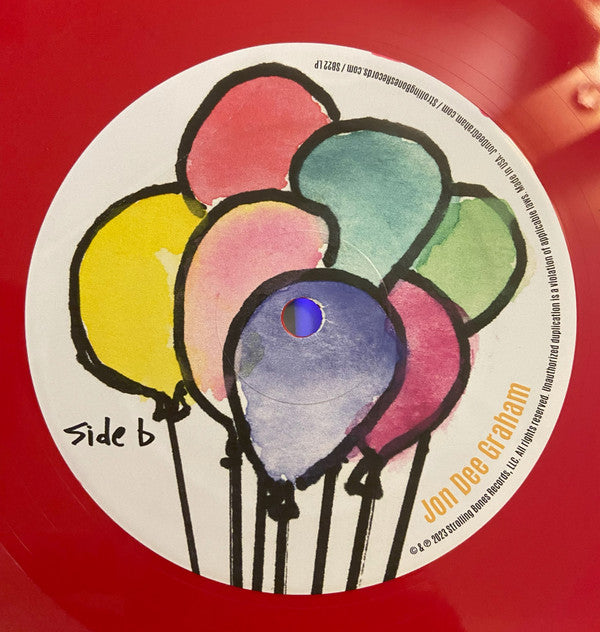 Jon Dee Graham : Only Dead For A Little While (LP, Album, Red)