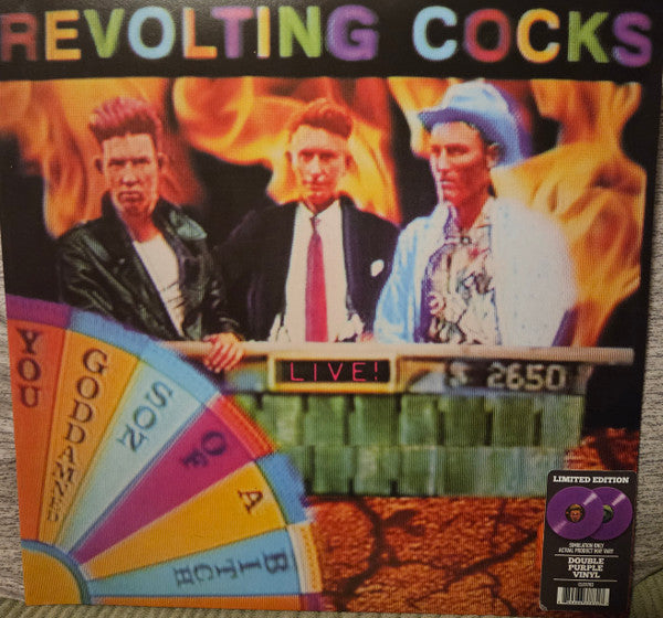 Revolting Cocks : Live! You Goddamned Son Of A Bitch (2xLP, Album, Ltd, RE, Pur)