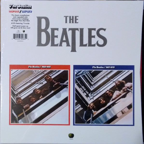 The Beatles : 1962-1966 / 1967-1970 (3xLP, Comp, RE, RM, Red + 3xLP, Comp, RE, RM, Blu )