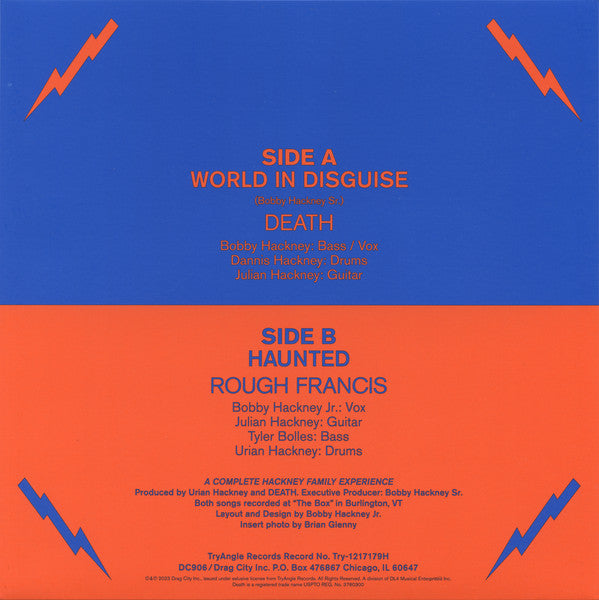 Death (8) / Rough Francis : World In Disguise / Haunted (7", Single)