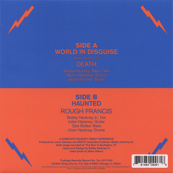 Death (8) / Rough Francis : World In Disguise / Haunted (7", Single)