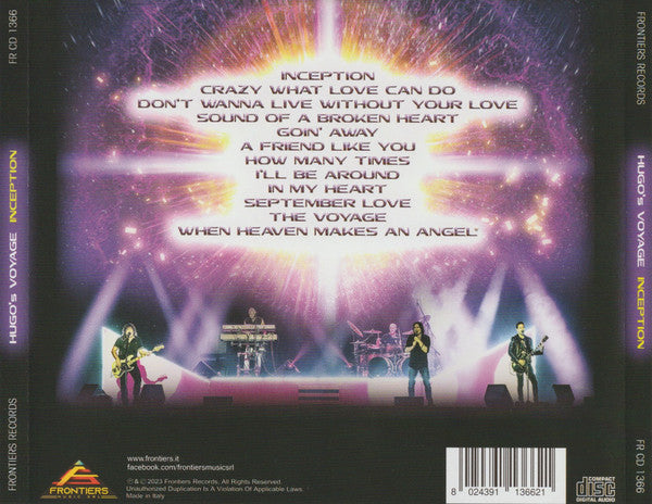 Hugo's Voyage : Inception (CD, Album)