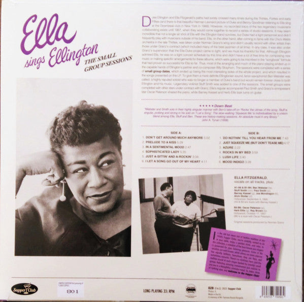 Ella Fitzgerald : Ella Sings Ellington (LP, Comp, Ltd, Num)