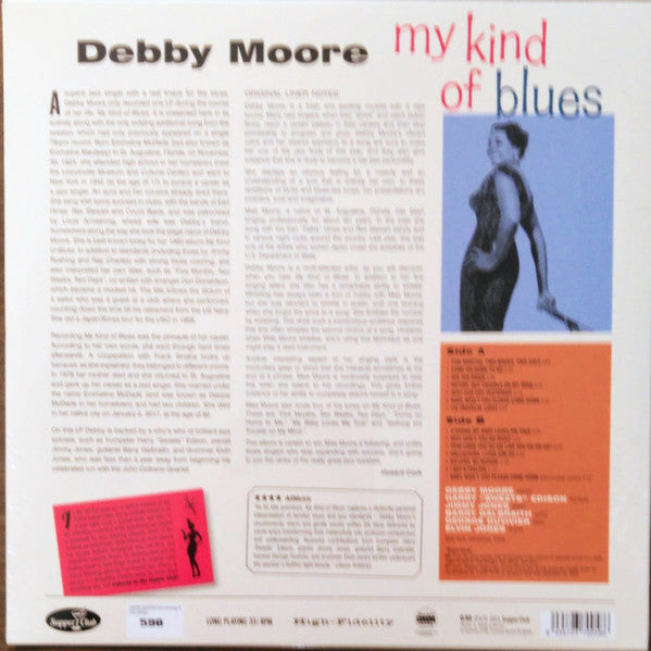 Debby Moore (2) : My Kind Of Blues (LP, Album, Ltd, Num, RE)