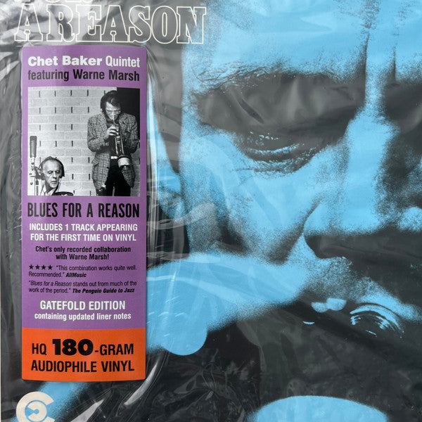 The Chet Baker Quintet Featuring Warne Marsh : Blues For A Reason (LP, Album, RE, S/Edition)