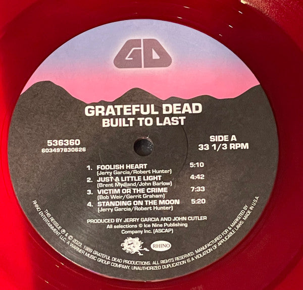 The Grateful Dead : Built To Last (LP, Album, Ltd, RE, Red)