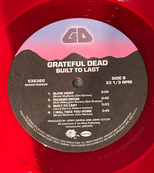 The Grateful Dead : Built To Last (LP, Album, Ltd, RE, Red)