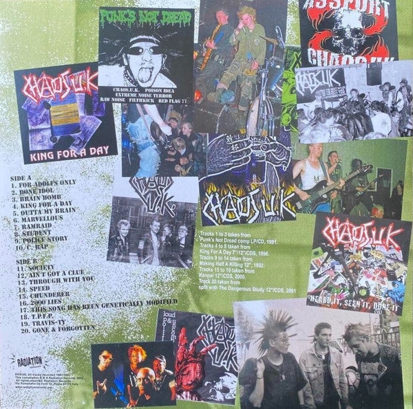 Chaos U.K.* : Kings For A Day (The Vinyl Japan Years: 1991 - 2001) (LP, Album, Comp, Ltd, RE)
