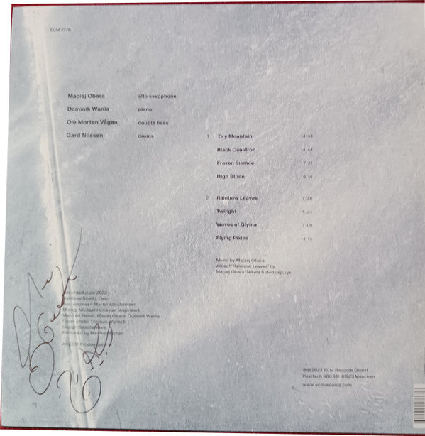Maciej Obara Quartet : Frozen Silence (LP, Album)