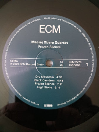 Maciej Obara Quartet : Frozen Silence (LP, Album)