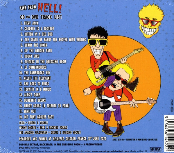 The Toy Dolls* : Live From Hell (CD, Album + DVD, NTSC)